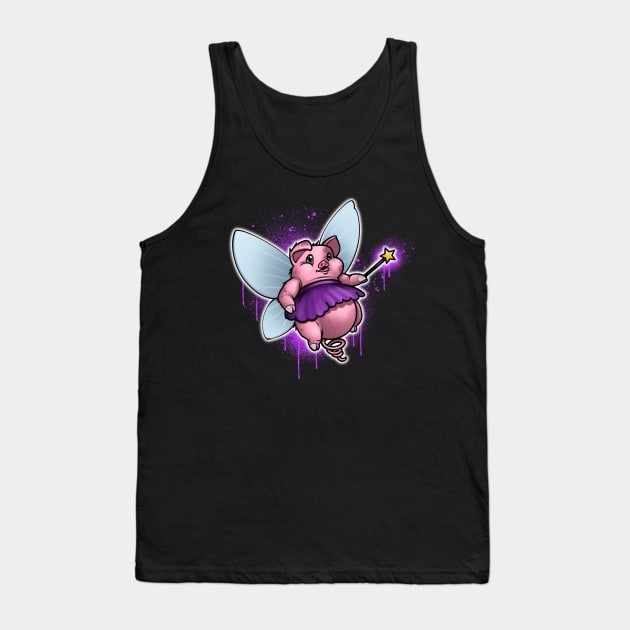 Pigs fly when Magic is in the air Tank Top by mellobunni